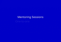mentoring sessions